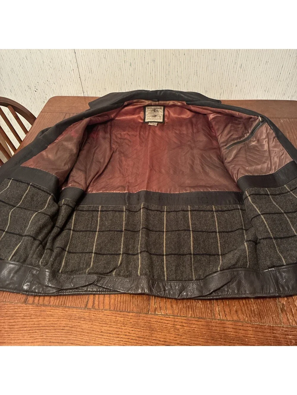Banana Republic Leather Jacket Men’s M Military  Surplus Safari Vintage Rare